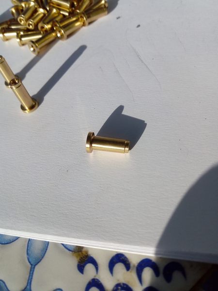 07 Dunhill S type Brass gas adaptor